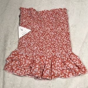 🦄 SAMPLE - Lost + Wander boho tube top floral